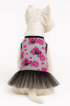 Küçük Irk Love Neon Köpek Elbisesi Köpek Kıyafeti Kedi Kıyafeti (1-10KG)