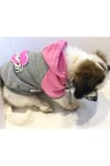 Küçük Irk Love Pink Kedi -köpek Sweati-kedi Köpek Kiyafeti