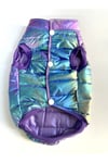 Küçük Irk Metalic Purple Anorak Puf Kedi&köpek Yeleği (1-11 Kg)