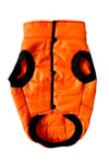 Küçük Irk Neon Orange Anorak Puf Kedi Köpek Kıyafeti Yeleği (01-11kg)
