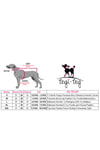 Küçük Irk Pembe Çizgili Köpek Tulumu Köpek Kıyafeti (1-10KG)