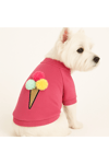 Küçük Irk Pembe Ice Cream Kedi Köpek Kıyafet Sweati (1-10KG)