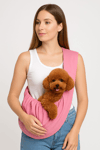 Küçük Irk Pembe Kedi -köpek Taşıma Çantası (1 KG-5 KG ARASI)
