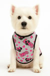 Küçük Irk Pembe Neon Love Köpek Atleti Kedi Atleti Köpek kıyafeti