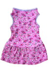 Küçük Irk Pink Spring Flowers Kedi Köpek Elbisesi Köpek Kıyafeti (1-10KG)