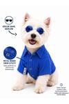 Küçük Irk Saks %100 Pamuk Muslin Yazlık Kedi Gömleği Köpek Gömleği Köpek Kıyafeti (1-10KG)