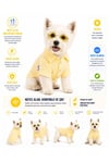 Küçük Irk Sarı Müslin Köpek Kıyafeti Köpek Gömleği Kedi Kıyafeti (1-10KG)