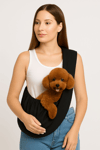 Küçük Irk Siyah Köpek Taşıma Çantası (1-8KG)