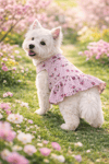 Küçük Irk Spring Days Köpek Elbisesi Köpek Kıyafeti (1-10KG)