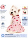 Küçük Irk Yazlık Cherry Köpek Kıyafeti Kedi Kıyafeti Köpek Elbisesi(1-10KG)