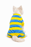 Küçük Irk Yellow Blue Köpek Tulumu Köpek Kıyafeti (1-10KG)