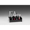 AKRİLİK STANDLI BAR SET, (ÇELİK SHAKER )
