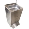 Paslanmaz Ayak Basmalı El Yıkama Evyesi