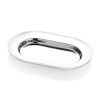 Paslanmaz Oval Espresso Tepsi 12*19cm