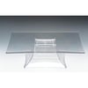 POLYCARBONAT 35 CM KARE AYAKLI TEŞHİR