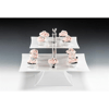 POLYCARBONAT TEPSİLİ 2 KATLI TEŞHİR STANDI(25-35 CM )