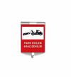 ARAÇ ÇEKİLİR TABELASI / DİKDÖRTGEN LEVHA 340x400mm