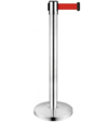 ŞERİTLİ YÖNLENDİRME BARİYERİ KROM  (3 METRE )