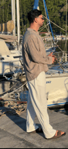 Premium etnik desen oversize gömlek