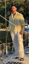 Premium sari oversize gömlek