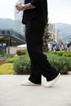 Siyah Gömlek ve Pantolon Oversize Takım