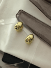 Bombe Halka Gold Küpe 