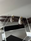 Damla Full Taş Gold Küpe
