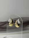Damla Taşlı Gold Küpe