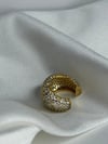 Full Taş Gold Earcuff