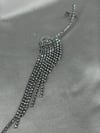 Full Taş Tasarım Tekli Küpe Silver