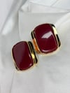 Imperial Stone Bordo Küpe
