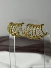 Luxe Taşlı Gold Küpe