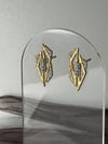 Meis Gold Taşlı Küpe