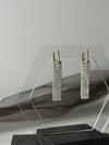 Reis Gold Taşlı Küpe 
