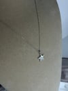 Silver Taşlı Star  Kolye 