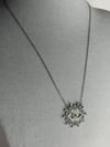 Silver Zirkon Taş Detaylı Göz Kolye