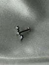 Square Titanyum Piercing 
