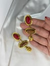 Vintage Scarlet Küpe