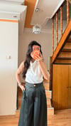 Yeşil Saten Pantolon 