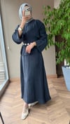 Aksesuar Detaylı Kemerli Takım | Siyah
