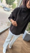AVERA Dik Yaka Ceket Gömlek | Kahve