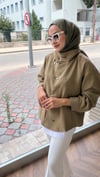 AVERA Dik Yaka Ceket Gömlek | Yeşil
