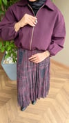 Bomber Ceket (Gold Fermuarlı) | Bordo