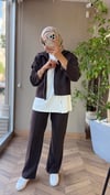 ELVORA Üçlü Takım | Kahverengi