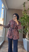 Etnik Desen Ceket | Tarçın