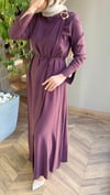 Gold Aksesuar Detaylı Elbise | Bordo