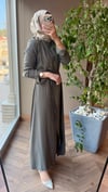 Gold Aksesuar Detaylı Elbise | Yeşil