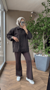 Güpür Detaylı Gabardin Ceket