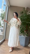 HELEN Dökümlü Etek | Beyaz