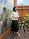 Jakarlı Hacim Etek | Siyah